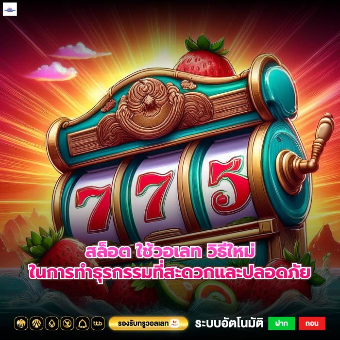 สล็อต ใช้วอเลท วิธีใหม่ในการทำธุรกรรมที่สะดวกและปลอดภัย
